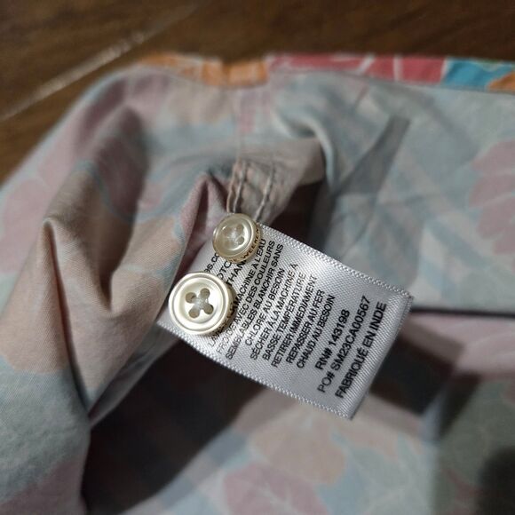 Chubbies Hawaiian Shirt Mens 2XL Floral Short Sleeve Button Up Stretch Cotton - Picture 7 of 9